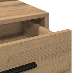 Smyckebord med låda Artisan Ek 79 x 41 x 135 cm Konstruerat trä