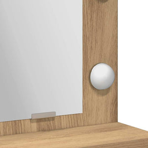 Smyckebord med låda Artisan Ek 50 x 41 x 135 cm Konstruerat trä