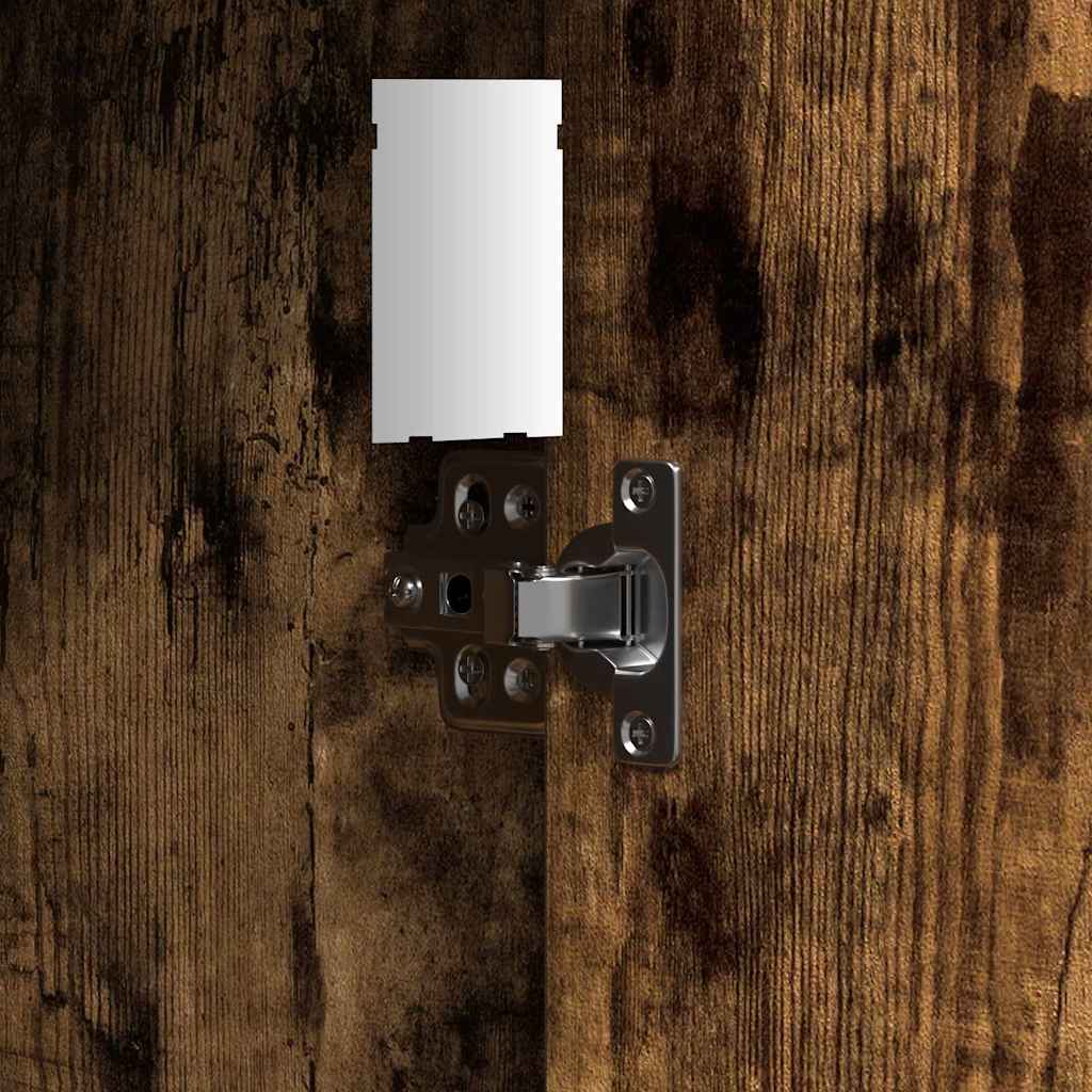 Smyckebord med lagring Brun 102 x 33 x 135 cm Konstruerat trä