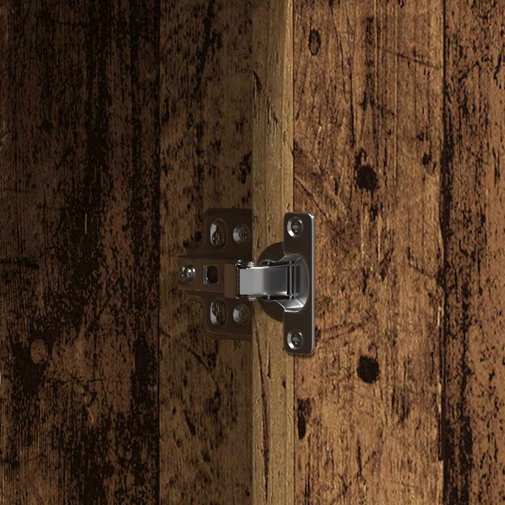 Smyckebord med lagring Brun 102 x 33 x 135 cm Konstruerat trä