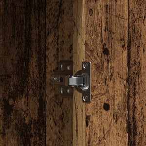 Smyckebord med lagring Brun 102 x 33 x 135 cm Konstruerat trä