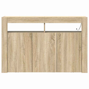 Sideboard Sonoma-ek 116 x 30 x 75 cm Konstruerat trä