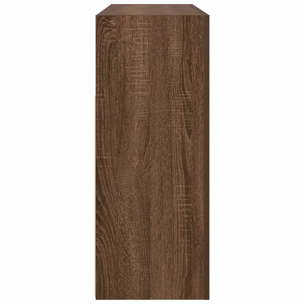 Sideboard Brun Ek 116 x 30 x 75 cm Konstruerat trä