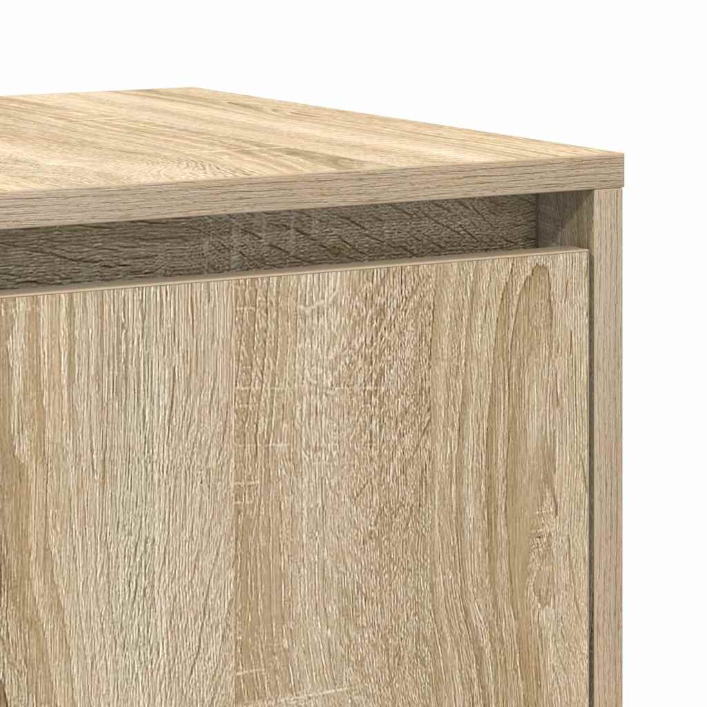 Sideboard Sonoma-ek 135 x 41 x 75 cm Konstruerat trä