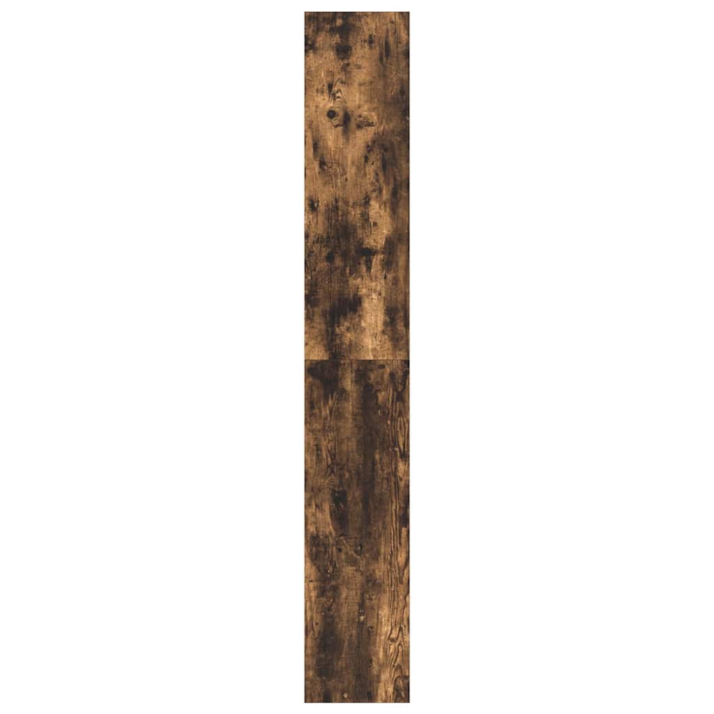 Bokskåp med hylla Rökt ek 80 x 30 x 198 cm Konstruerat trä