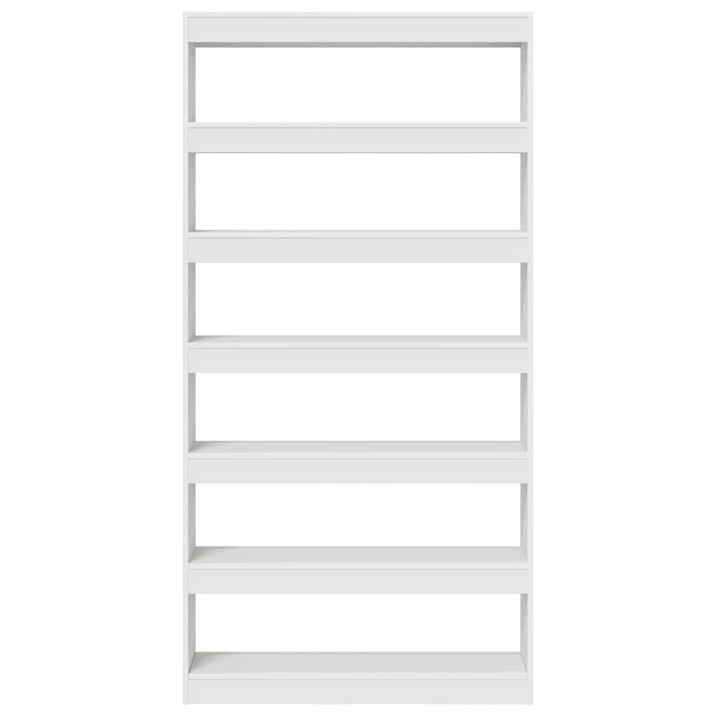 Bokskåp Vit 100 x 30 x 198 cm Konstruerat trä