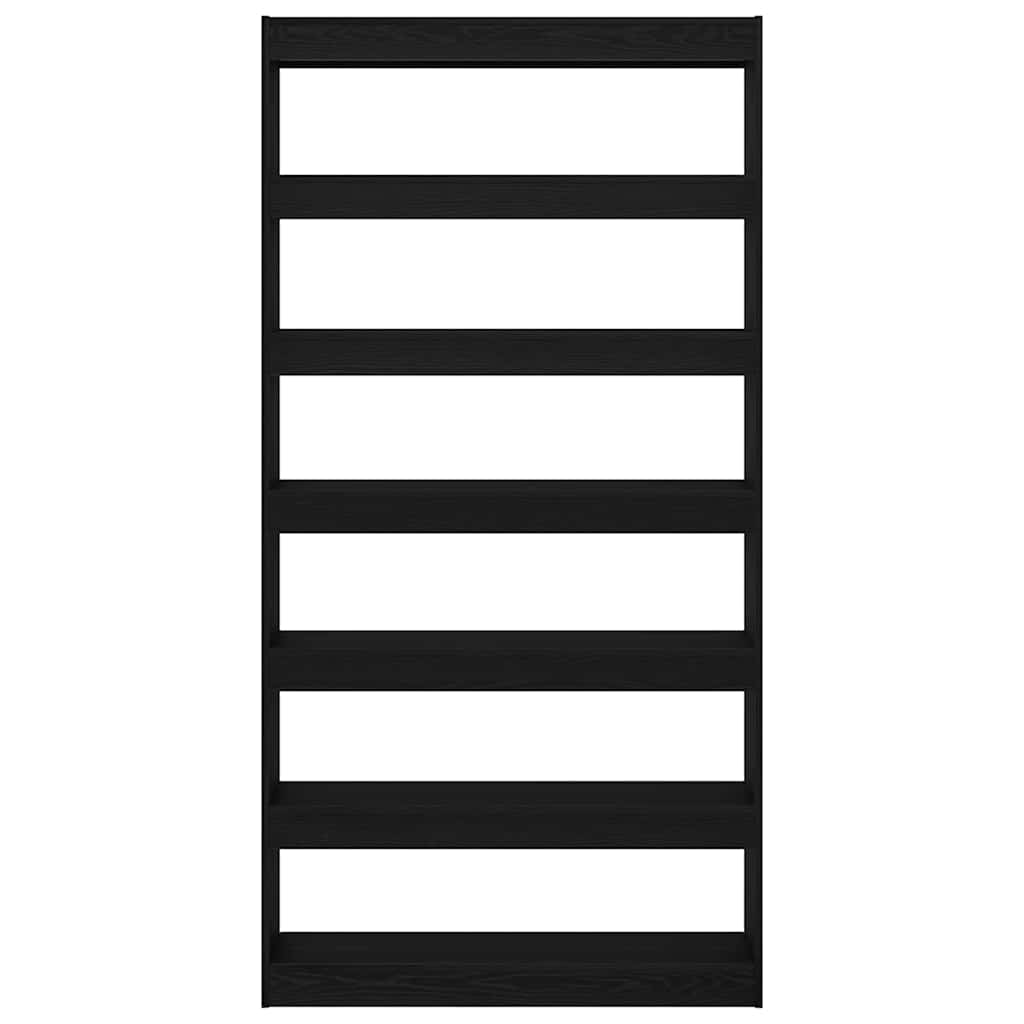 Bokskåp Svart 100 x 30 x 198 cm Konstruerat trä