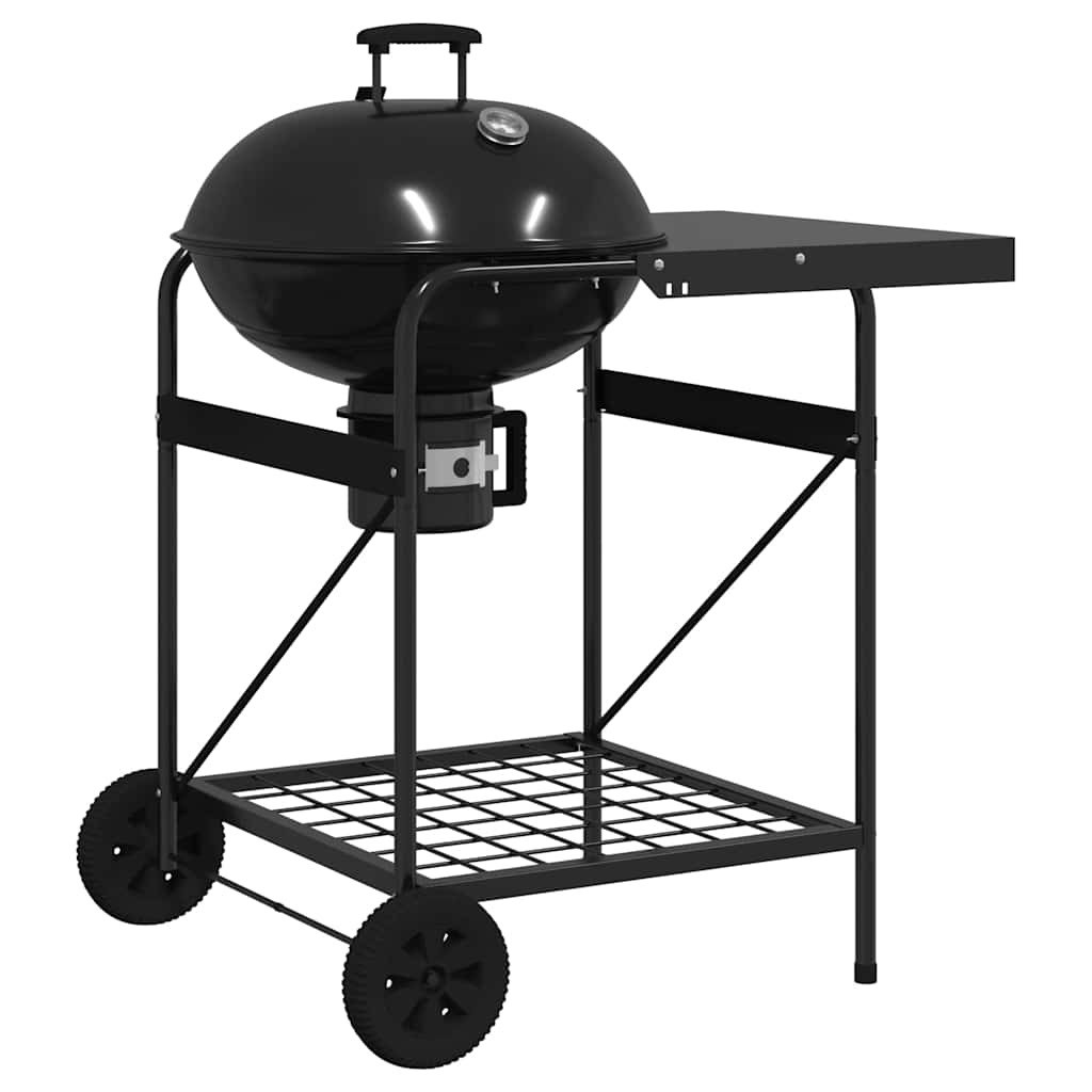 Utomhusgrill 91 x 71 x 107 cm Metall Svart