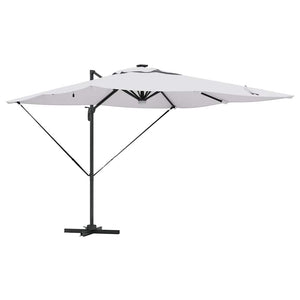 Roma Parasol Beige 286 x 284 x 270 cm Aluminium och Polyester