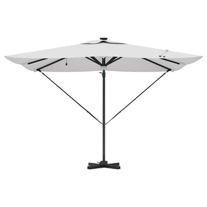 Roma Parasol Beige 286 x 284 x 270 cm Aluminium och Polyester