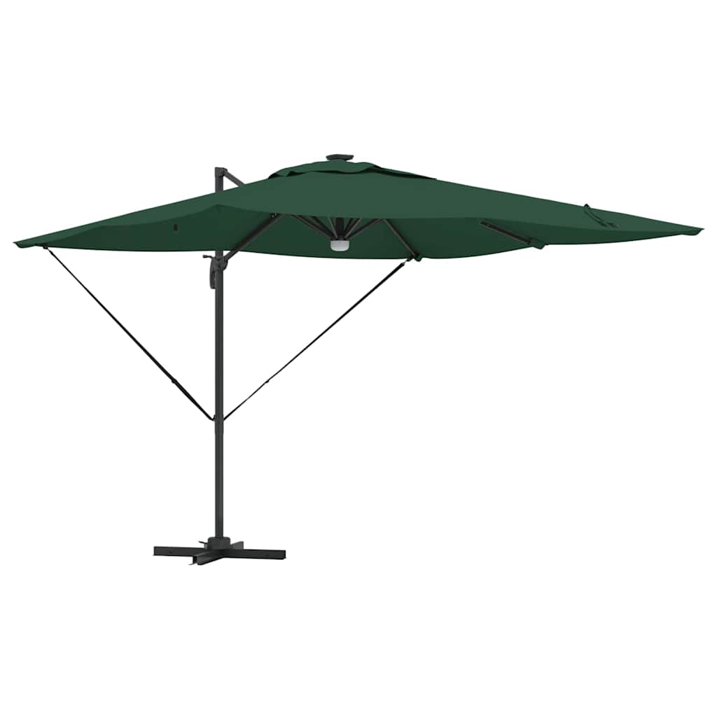 Roma Parasol Grön 286 x 284 x 270 cm Aluminium och Polyester