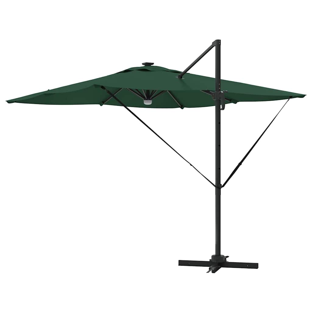 Roma Parasol Grön 286 x 284 x 270 cm Aluminium och Polyester