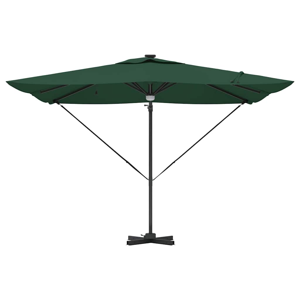 Roma Parasol Grön 286 x 284 x 270 cm Aluminium och Polyester