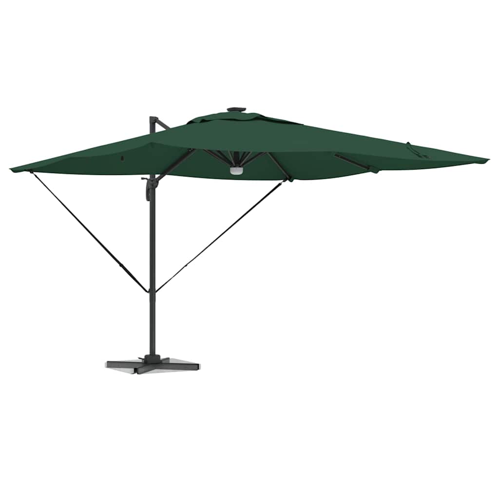 Roma Parasol Grön 286 x 284 x 270 cm Aluminium och Polyester