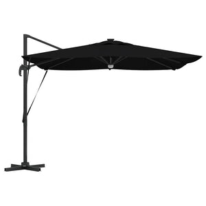 Roma Parasol Svart 286 x 284 x 270 cm Aluminium och Polyester