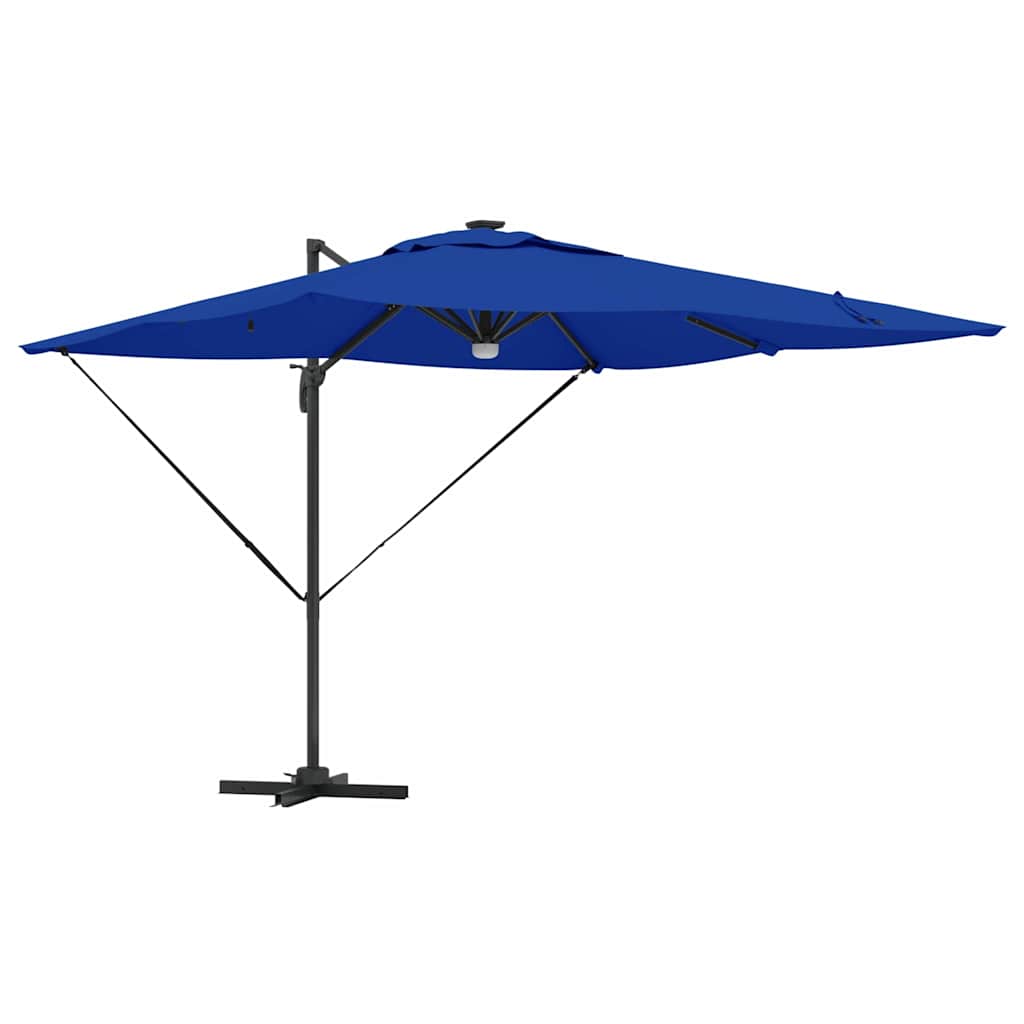 Roma Parasol Blå 286 x 284 x 270 cm Aluminium och Polyester