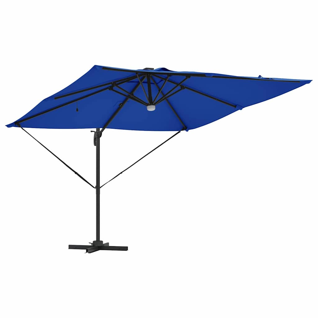 Roma Parasol Blå 286 x 284 x 270 cm Aluminium och Polyester