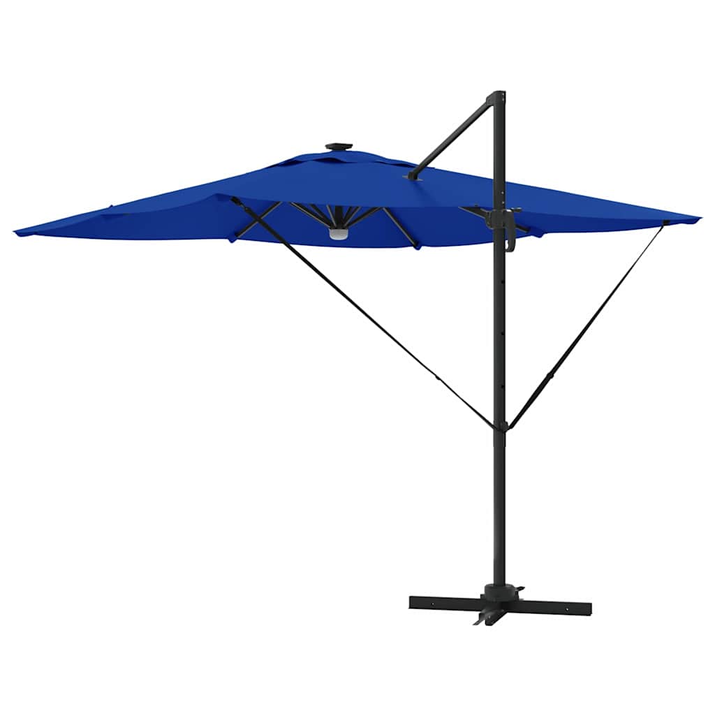 Roma Parasol Blå 286 x 284 x 270 cm Aluminium och Polyester