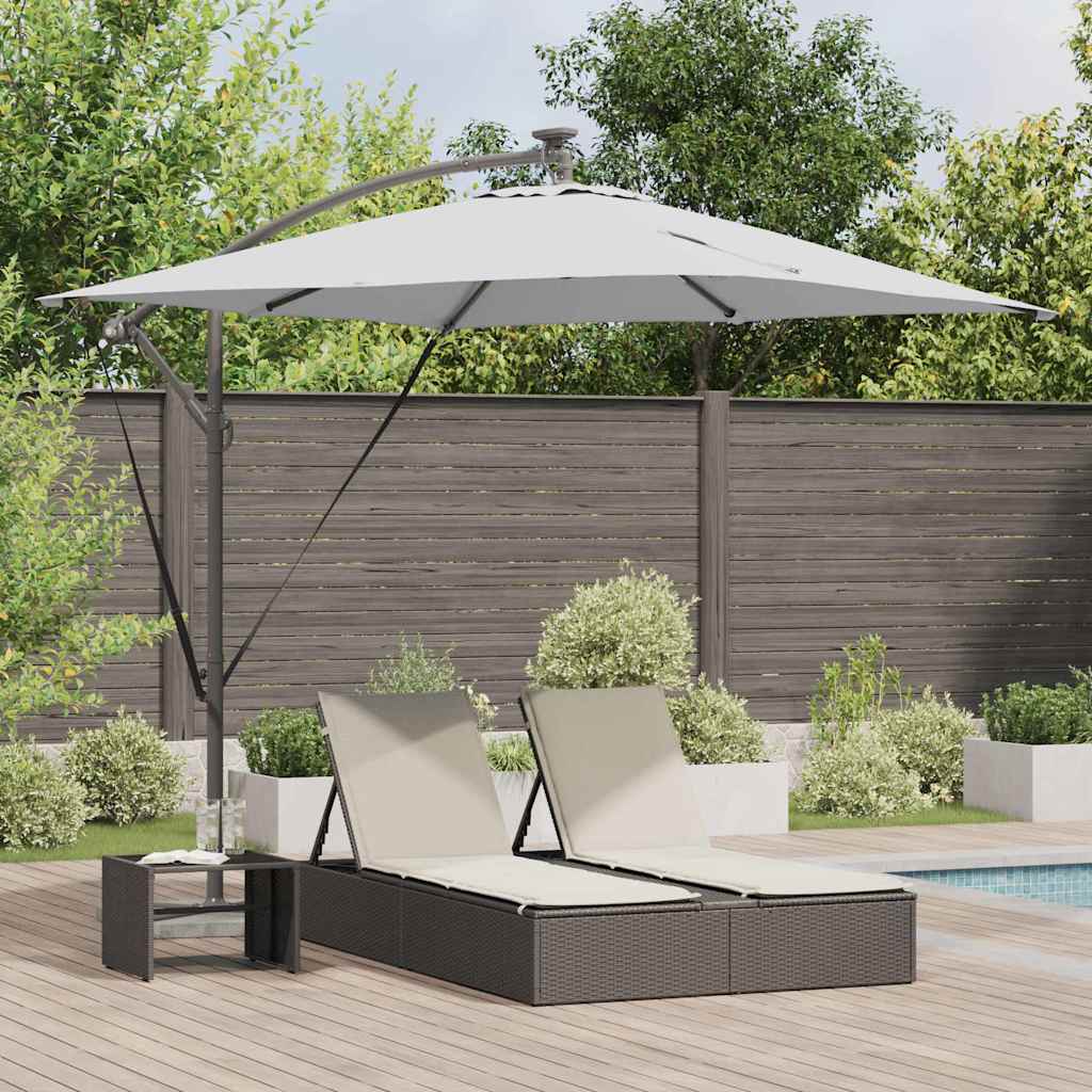 Cantilever bananparasol Sand 249 x 249 x 250 cm