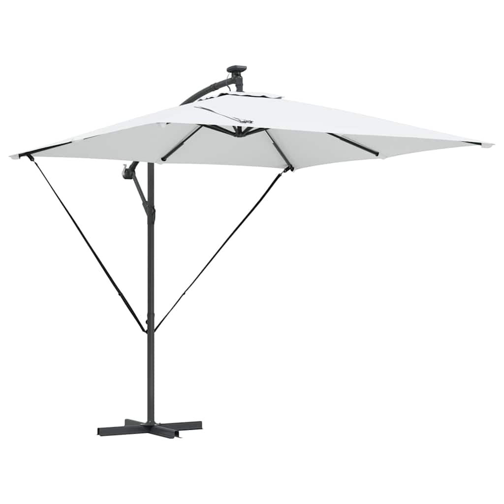 Cantilever bananparasol Sand 249 x 249 x 250 cm