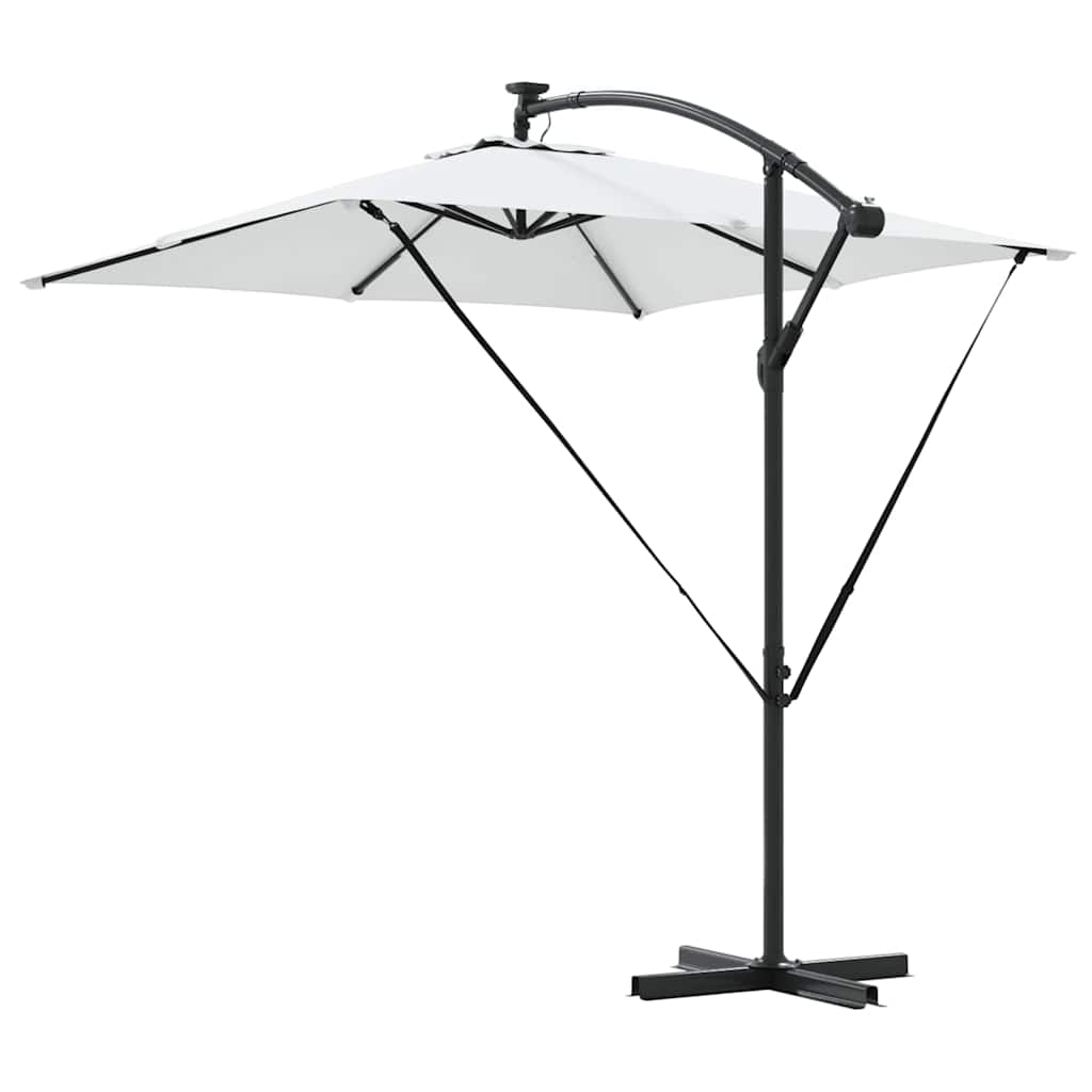 Cantilever bananparasol Sand 249 x 249 x 250 cm
