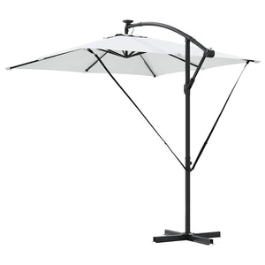 Cantilever bananparasol Sand 249 x 249 x 250 cm