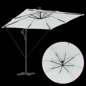 Cantilever bananparasol Sand 249 x 249 x 250 cm