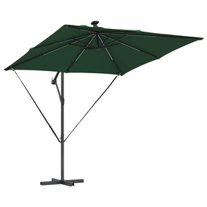 Cantilever bananparasol Grön 249 x 249 x 250 cm