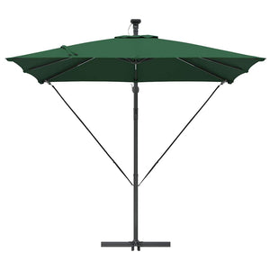 Cantilever bananparasol Grön 249 x 249 x 250 cm