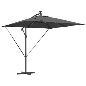 Cantilever bananparasol Antracit 249 x 249 x 250 cm