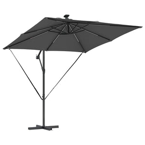 Cantilever bananparasol Antracit 249 x 249 x 250 cm