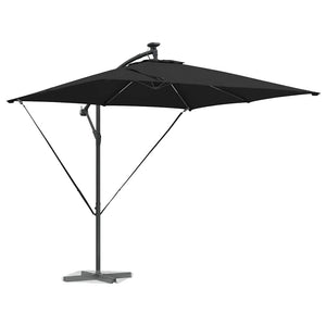 Cantilever bananparasol Svart 249 x 249 x 250 cm