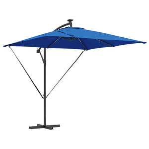 Cantilever bananparasol Blå 249 x 249 x 250 cm