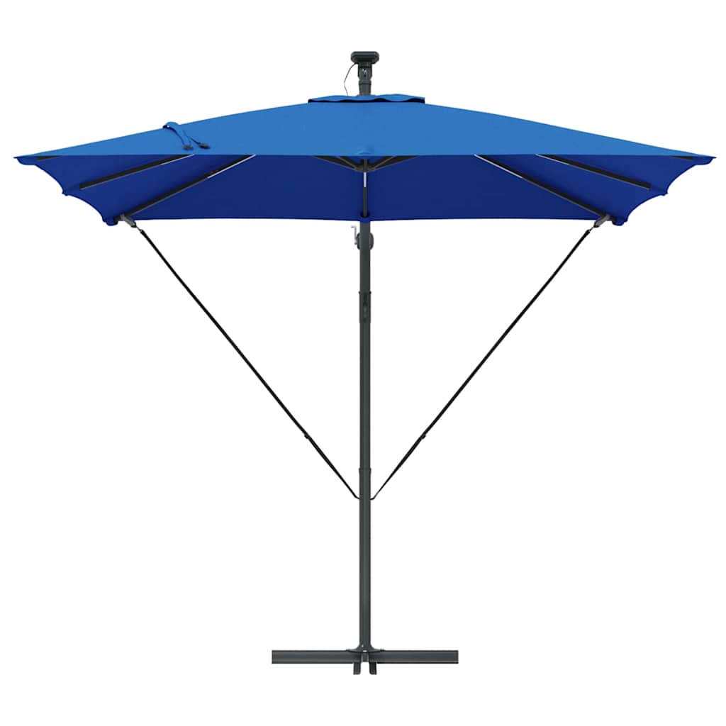 Cantilever bananparasol Blå 249 x 249 x 250 cm