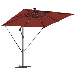 Cantilever bananparasol Terracotta 249 x 249 x 250 cm