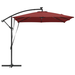Cantilever bananparasol Terracotta 249 x 249 x 250 cm