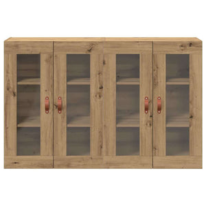 Väggskåp 2 pcs Artisan Ek 69,5 x 34 x 90 cm Konstruerat trä