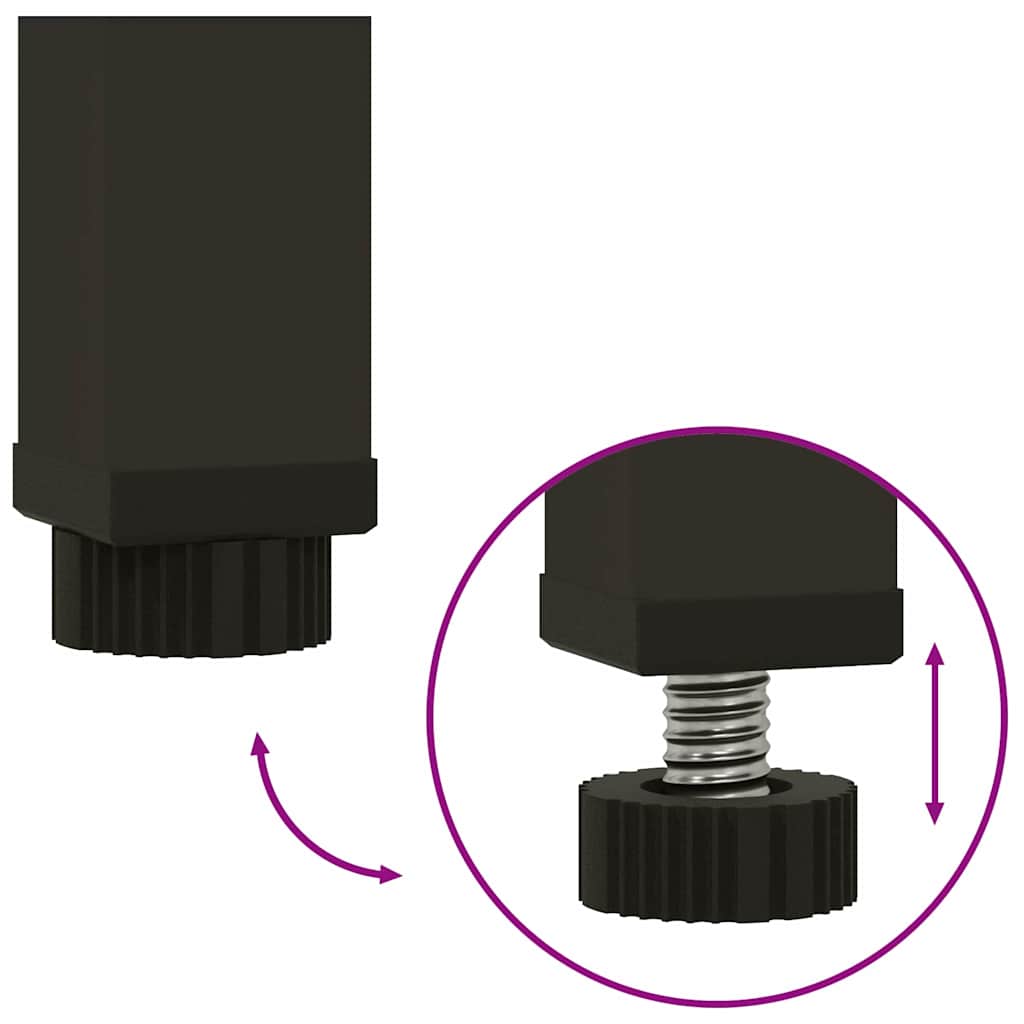 Höjdträdgårdsplanterare Silver 60 x 26 x 45 cm Rostfritt stål