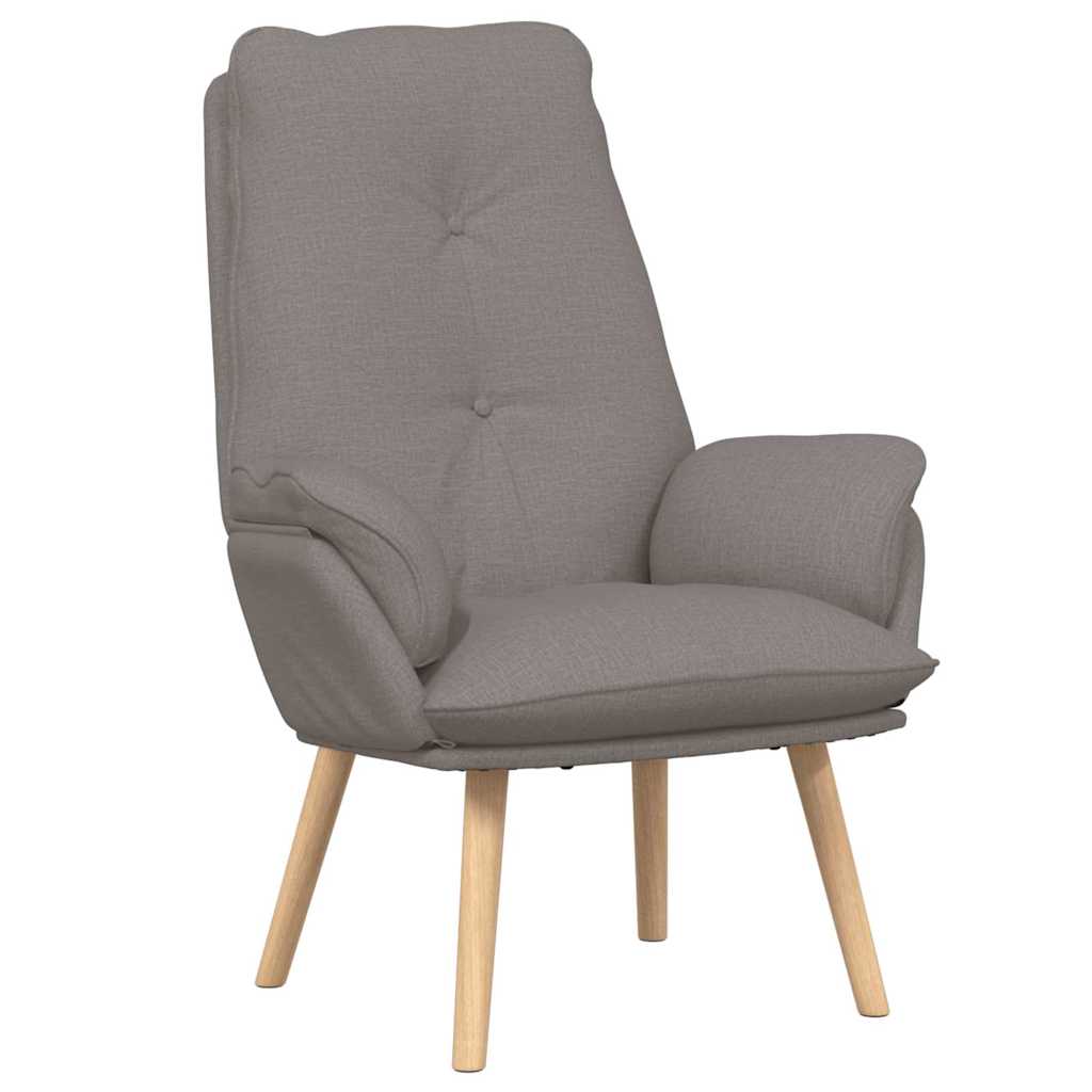 fåtölj Taupe Polyester och plywood