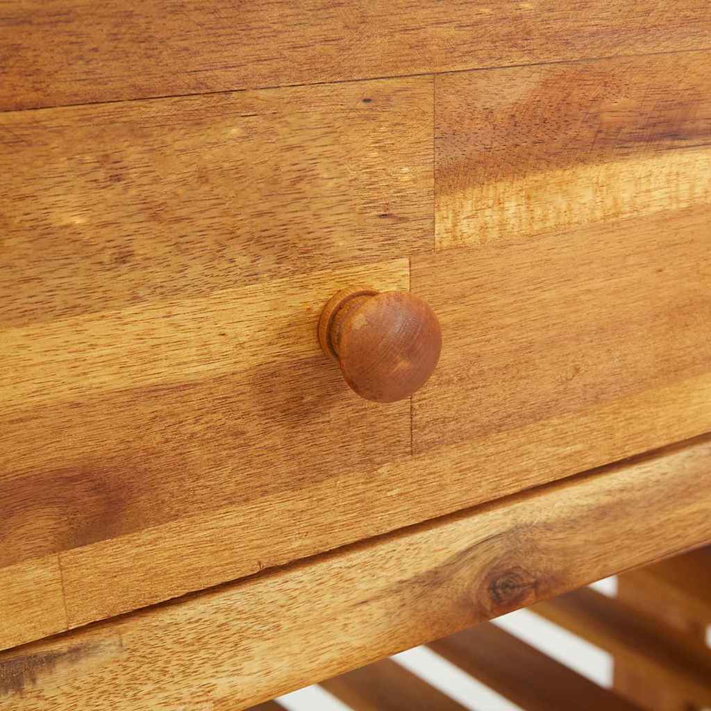 Trädgårdsskab Naturfärg 93 x 41,5 x 98cm Massivt Akaciaträ