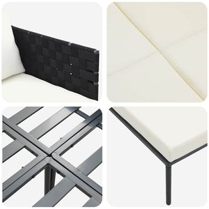 Solbädd Antracit 153 x 115 x 69.5 cm Pulverlackerat stål