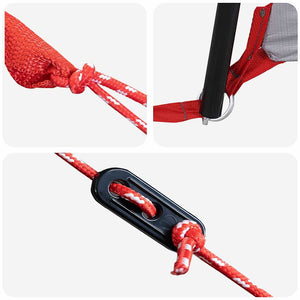 Tält med tak med lagring Grå och orange 680 x 510 x 210 cm