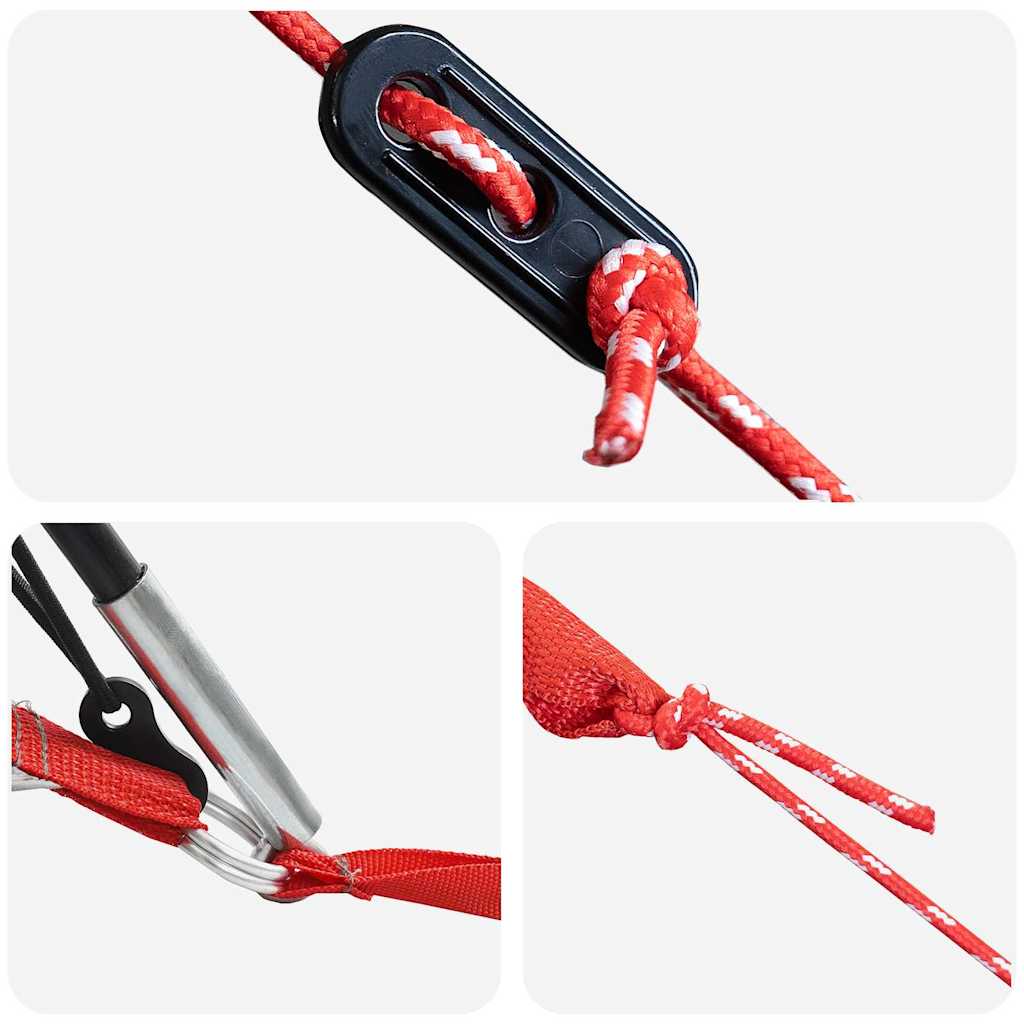 Tunneltält med tak Grå och orange 778 x 356 x 210 cm