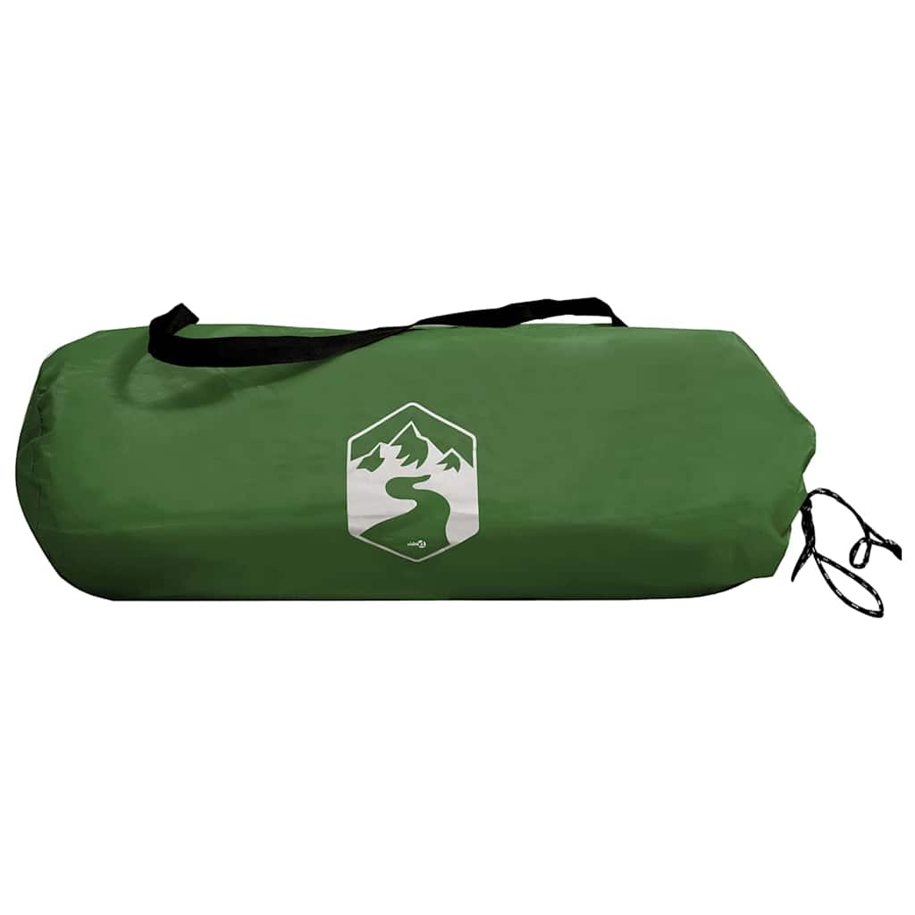 Tunneltält med tak med lagring Grön och Vit 318 x 275 x 140 cm