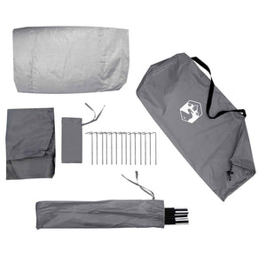 Tunneltält med tak Grå och orange 318 x 275 x 140 cm