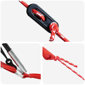 Familjetält med tak med lagring Grön och Vit 745 x 700 x 217 cm