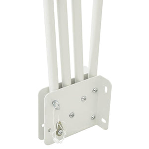 Balkongskärm Svart 115 x 115 cm Polyester