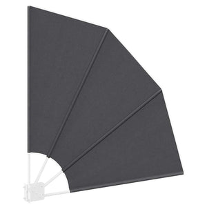 Balkongskärm Svart 115 x 115 cm Polyester