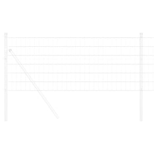 Eurogärdsel 0,4 x 50 m PVC-belagt järn