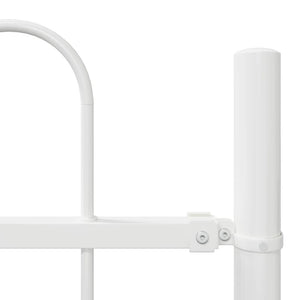 Trädgårdsstängsel Vit 1.7 x 1.2 m Pulverlackerad stål